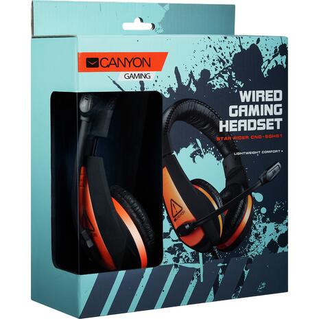 Ακουστικά ενσύρματα Canyon Star Raider Gaming Headset - CND-SGHS1A